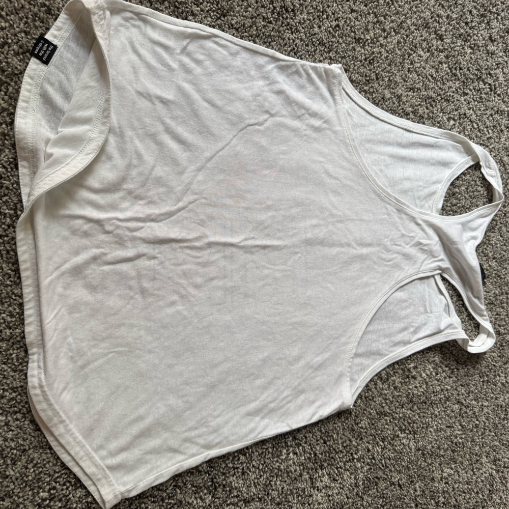 Adidas Classic White Racerback Tank - Picture 4 of 8